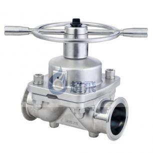 不鏽鋼手輪快裝隔膜閥